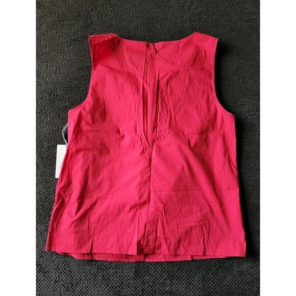 Nwt 1901 red sleeveless top size small - Picture 2 of 6